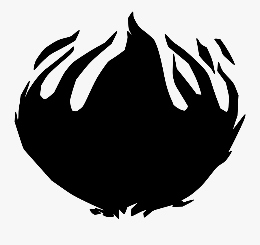 Silhouette Beak Character Fiction Chicken As Food - Illustration, Transparent Clipart