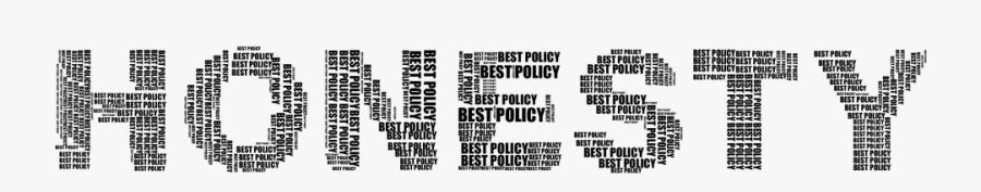 Honesty Is The Best Policy Black And White, Transparent Clipart