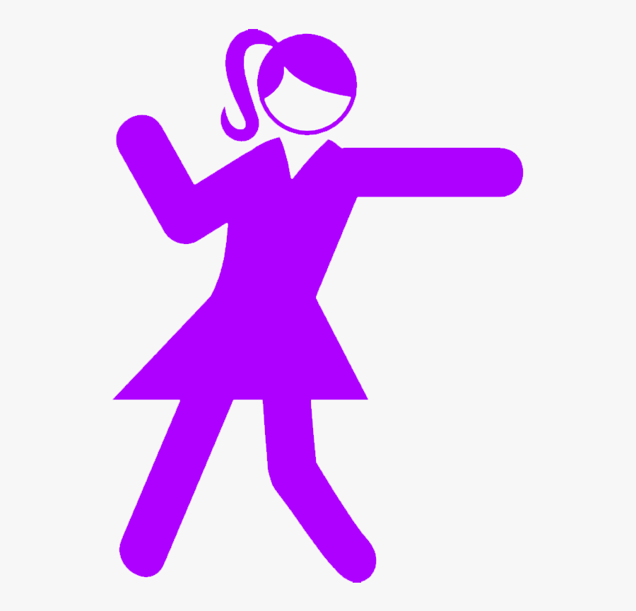 Dancing Girl Icon Png Clipart , Png Download - Girl Dance Icon Png, Transparent Clipart