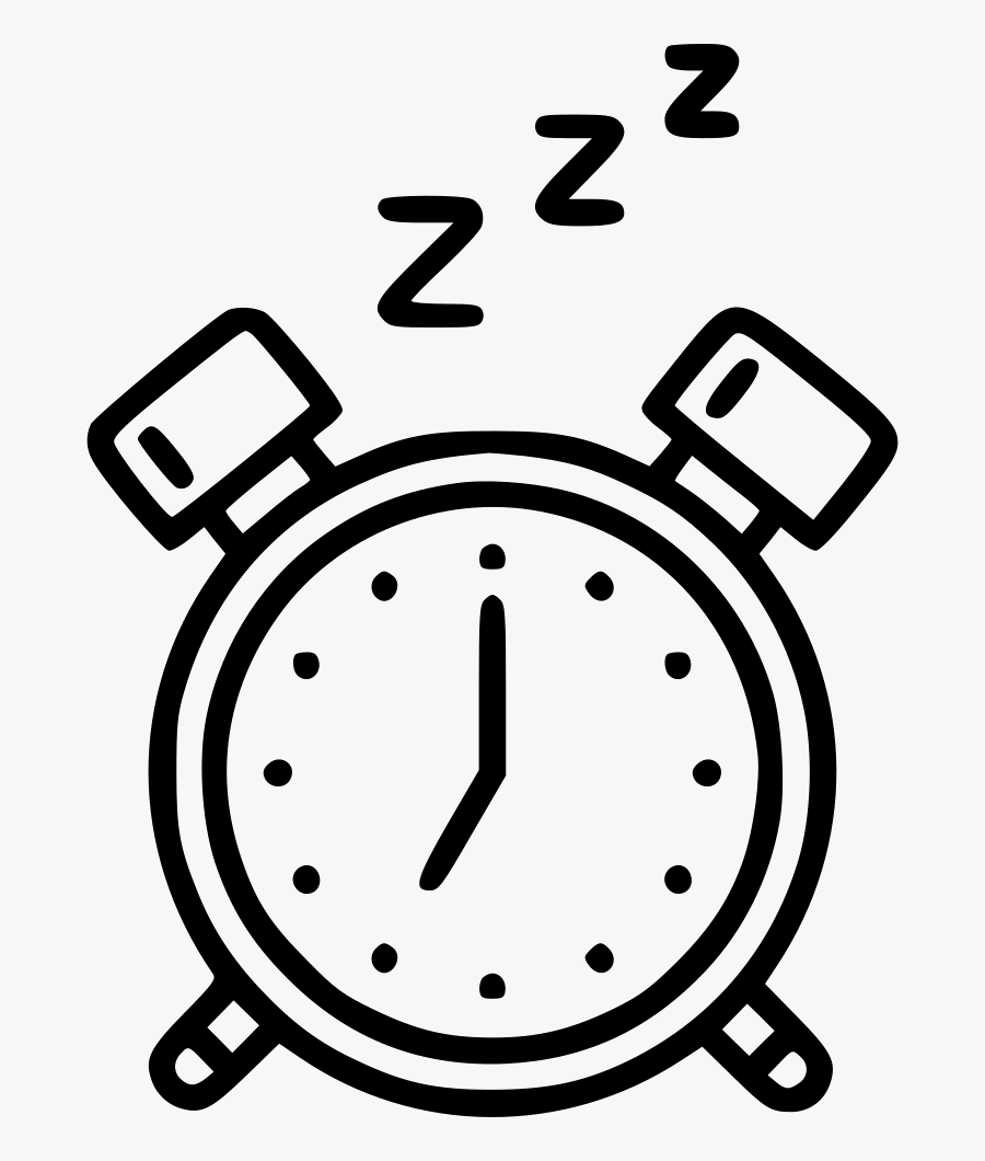 Alarm-clock - Zzz Clipart Transparent, Transparent Clipart