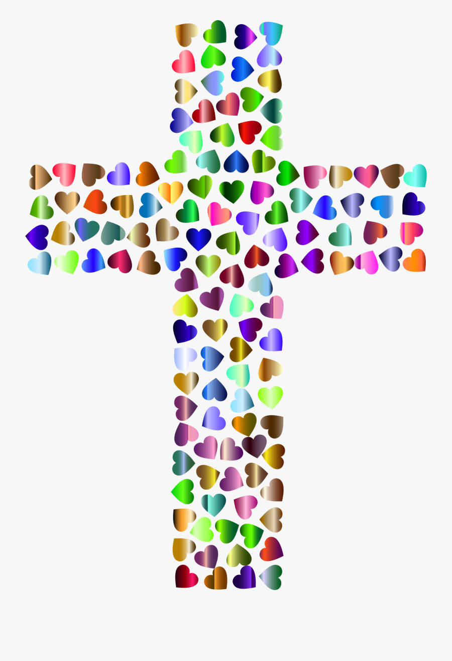 Clipart - Heart Cross Icon Png, Transparent Clipart