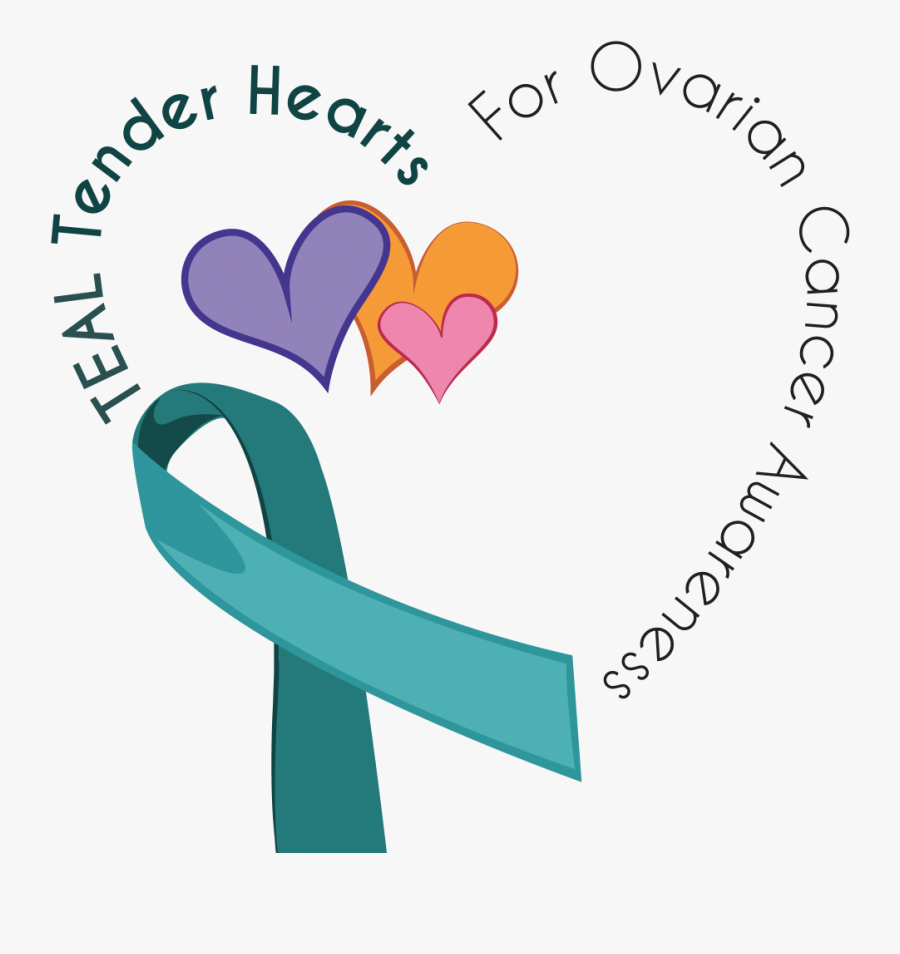 Teal Tender Hearts - Heart, Transparent Clipart