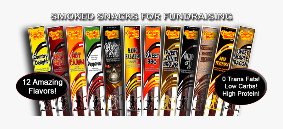 Country Meats Smoked Snacks For Fundraising Cub Scout - Country Meats, Transparent Clipart