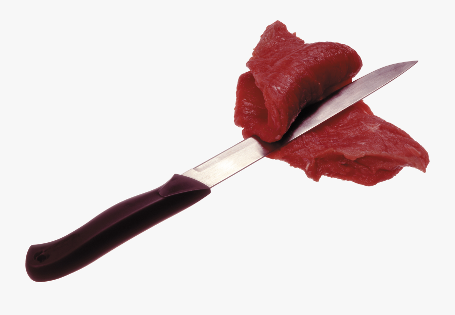 Transparent Meats Clipart - Png Knife Butcher, Transparent Clipart
