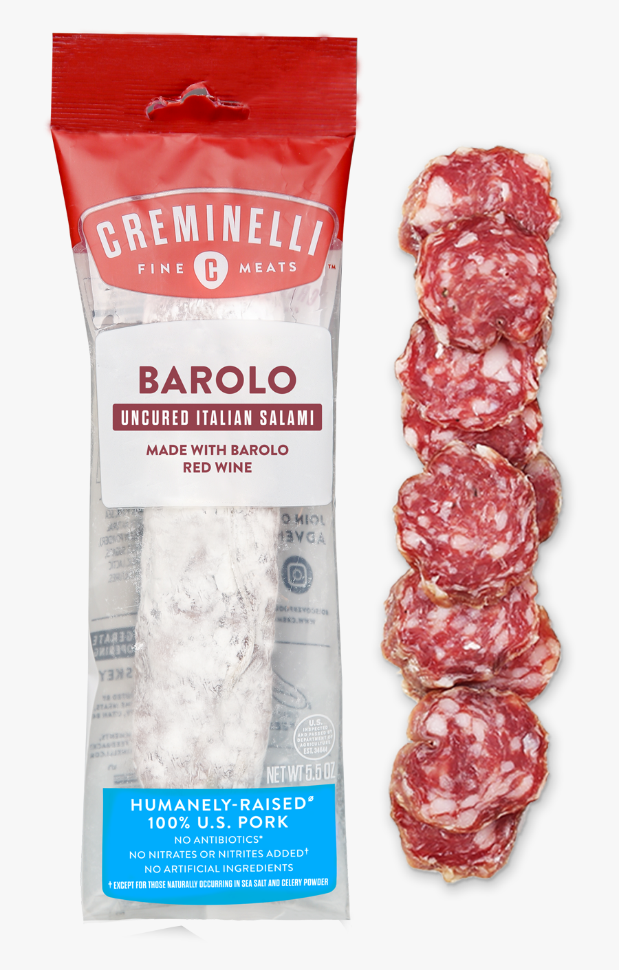 Clip Art Artisan Creminelli Fine Meats - Creminelli Sopressata, Transparent Clipart