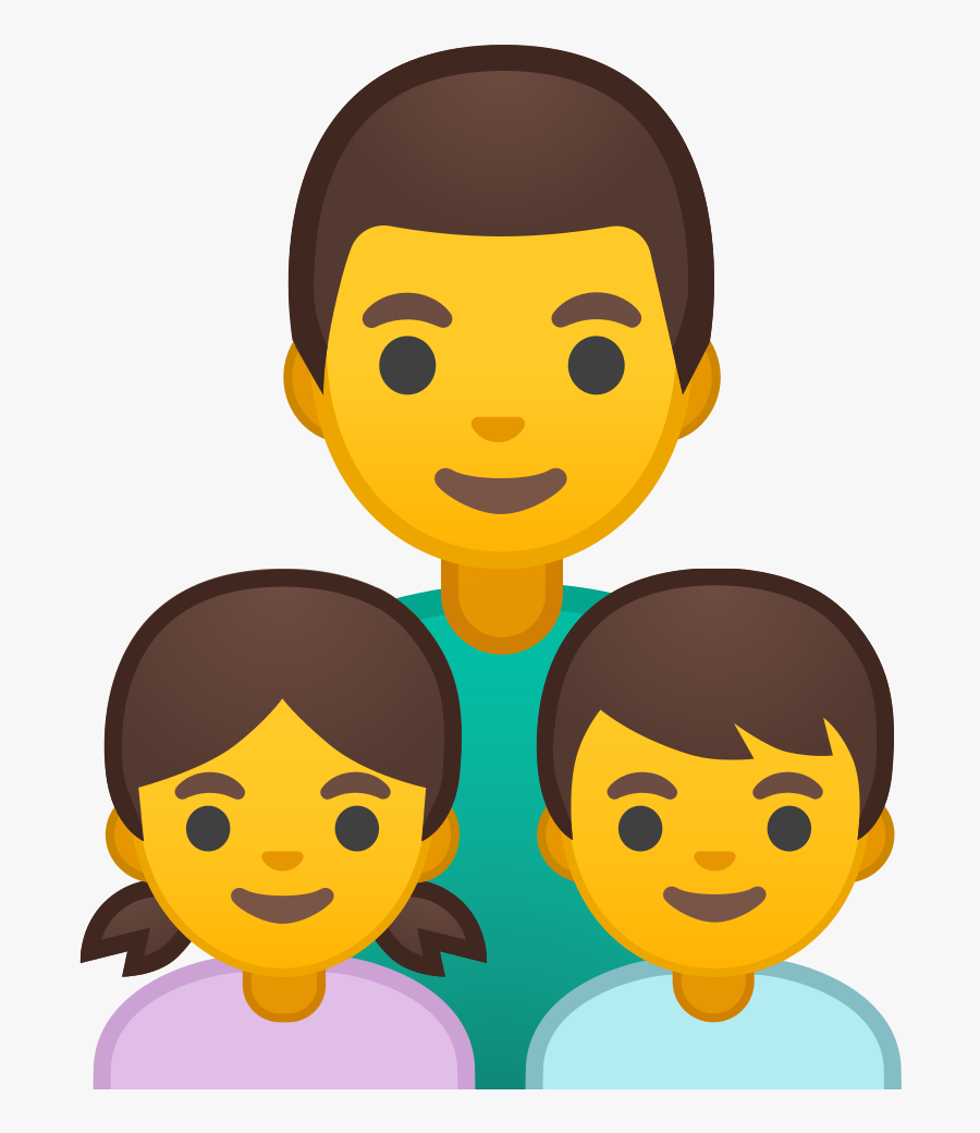 Transparent Boy Girl Clipart - Family Emoji Png, Transparent Clipart