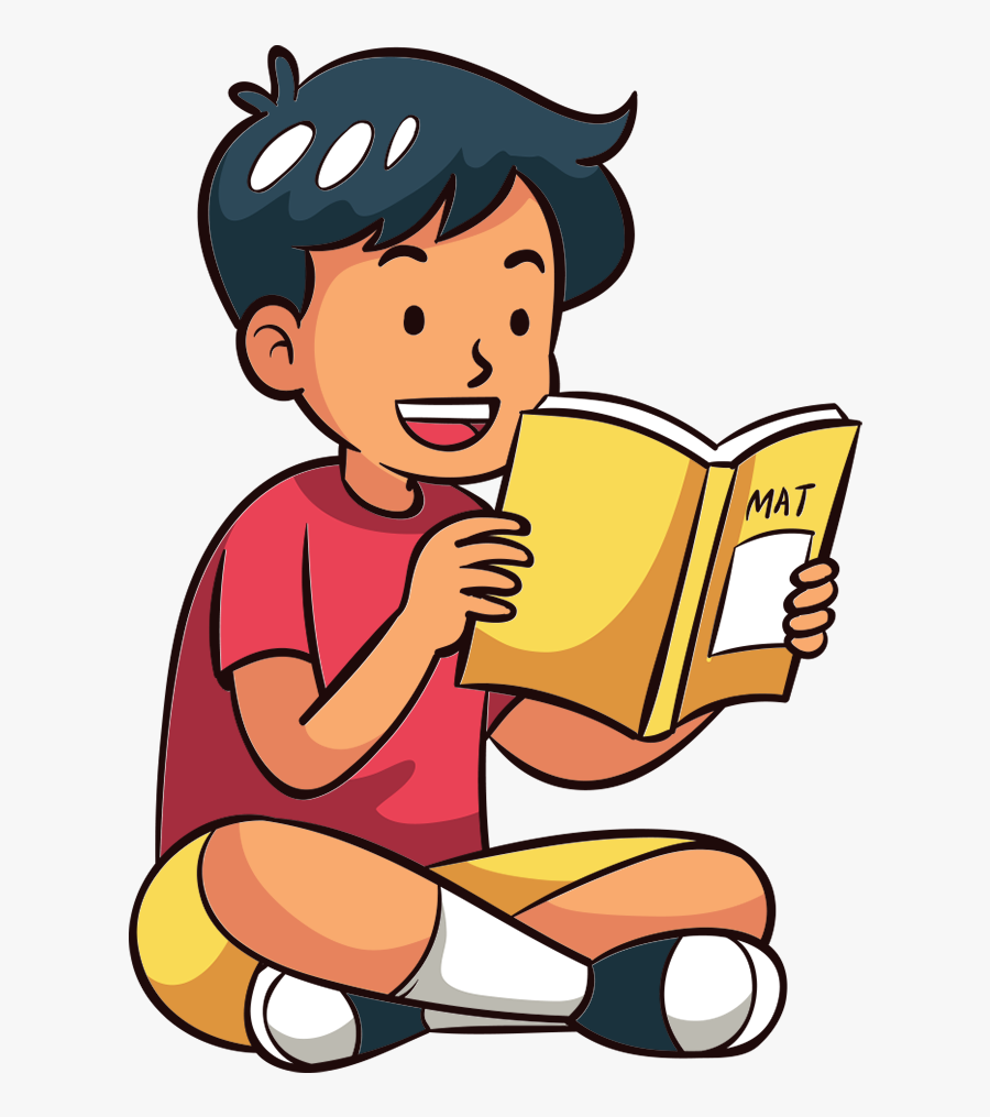 Hình Vẽ Đọc Sách, Transparent Clipart