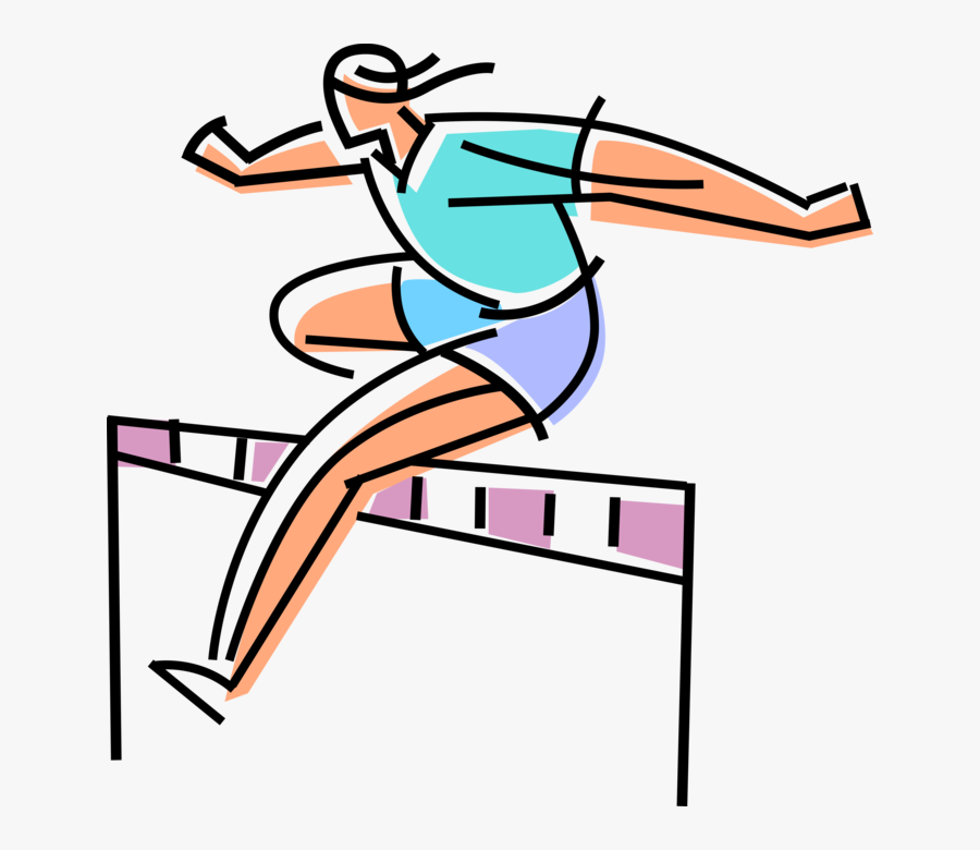 Vector Illustration Of Track And Field Athletic Sport, Transparent Clipart