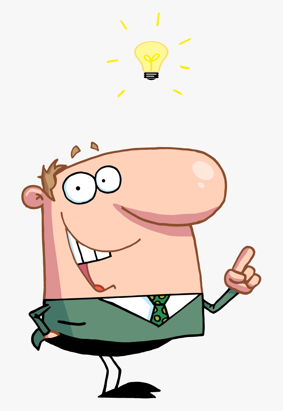 Transparent Light Bulb Idea Clipart - Hit On An Idea, Transparent Clipart