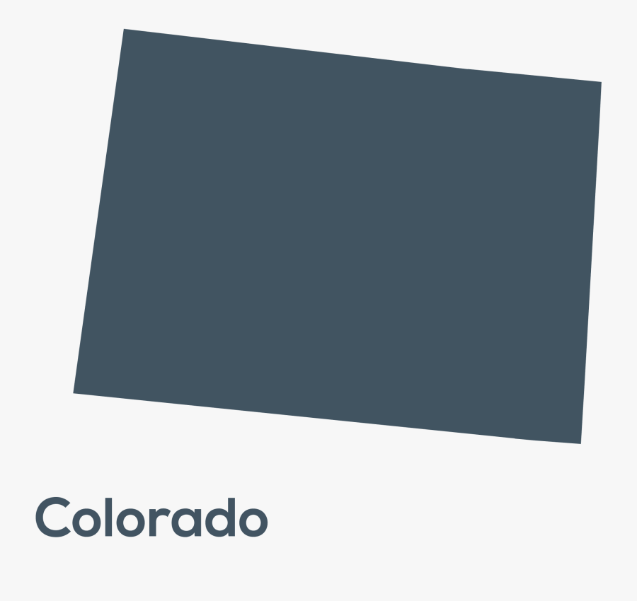 Clip Art State Of Colorado Shape, Transparent Clipart