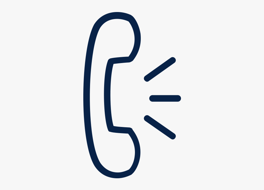 Outline Of Phone With Extra Lines To Signify A Phone, Transparent Clipart