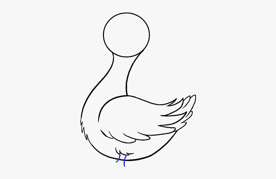 Simple Raven At Getdrawings - Facil Dibujo De Un Pato, Transparent Clipart