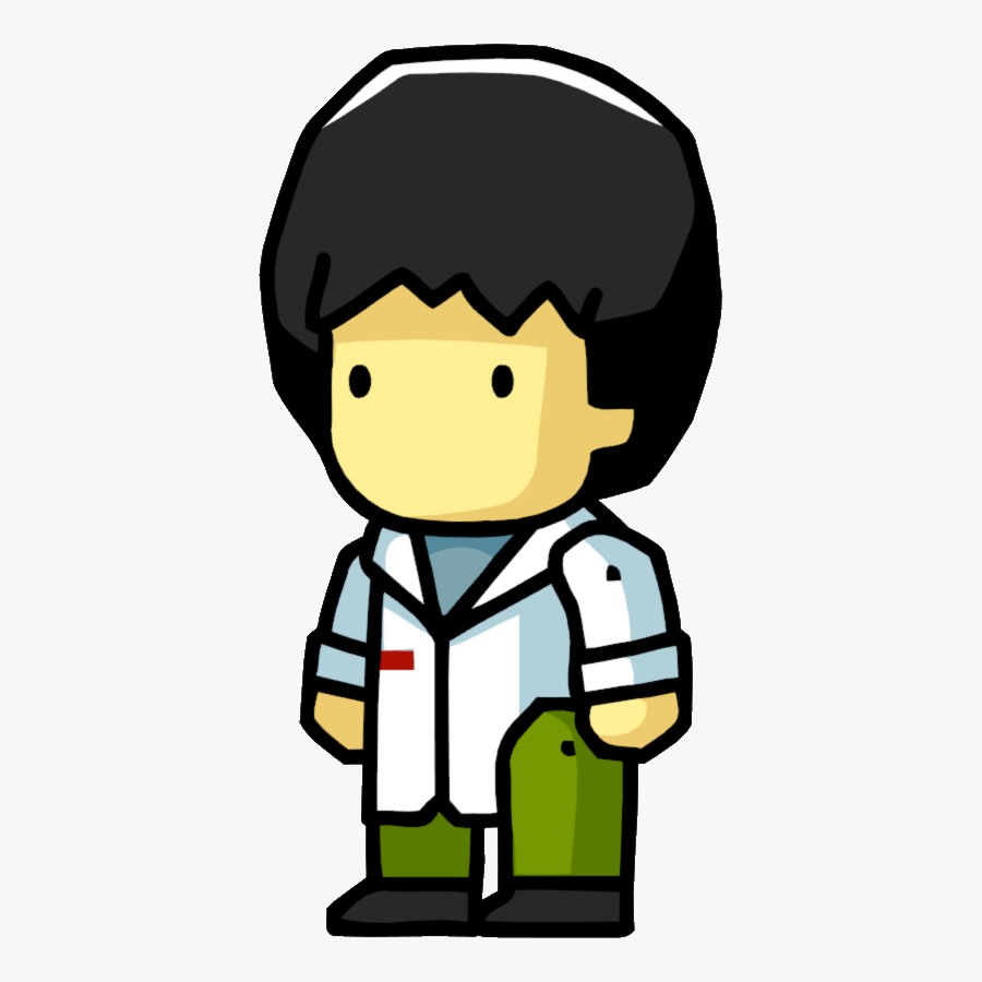 Scribblenauts Biologist - Biologist Female Scribblenauts, Transparent Clipart