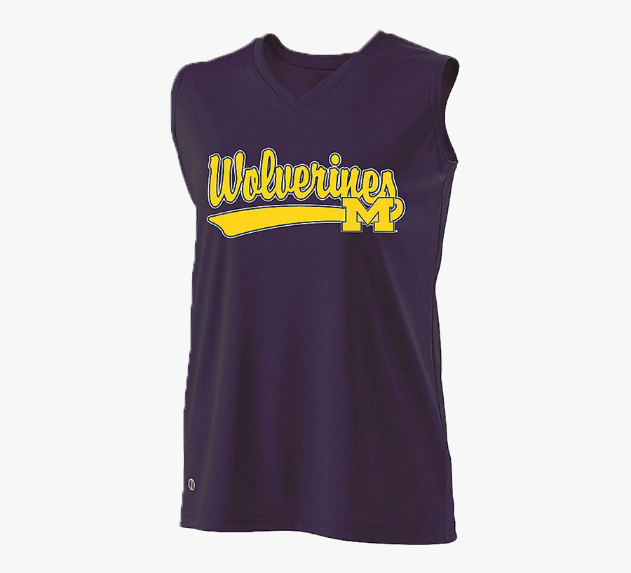 Holloway Michigan Wolverines Curve Ladies Jersey - Active Tank, Transparent Clipart