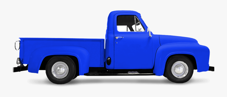 Blue Truck - Blue Truck Png, Transparent Clipart