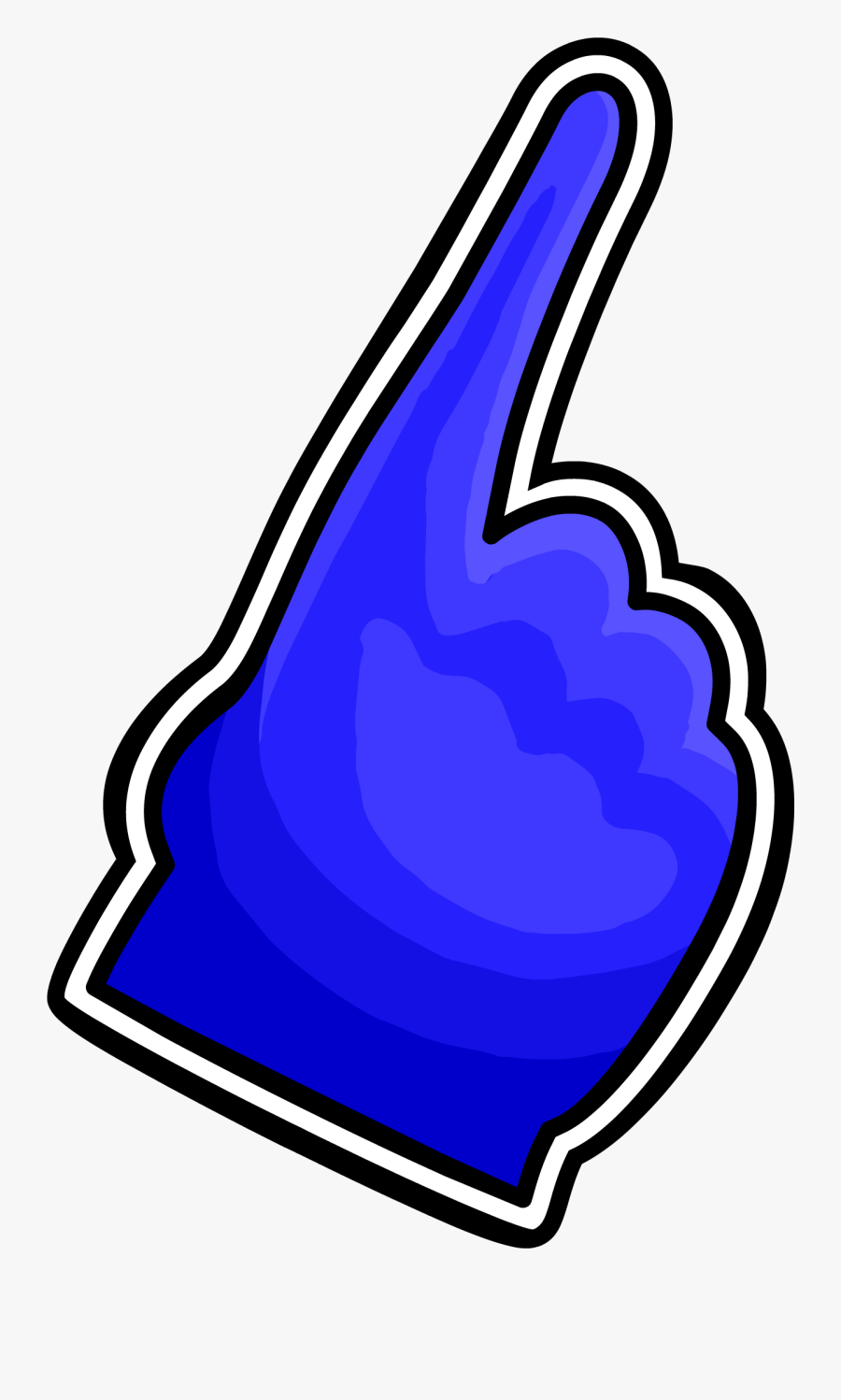 Image Bluefoamfinger Png Club - Portable Network Graphics, Transparent Clipart