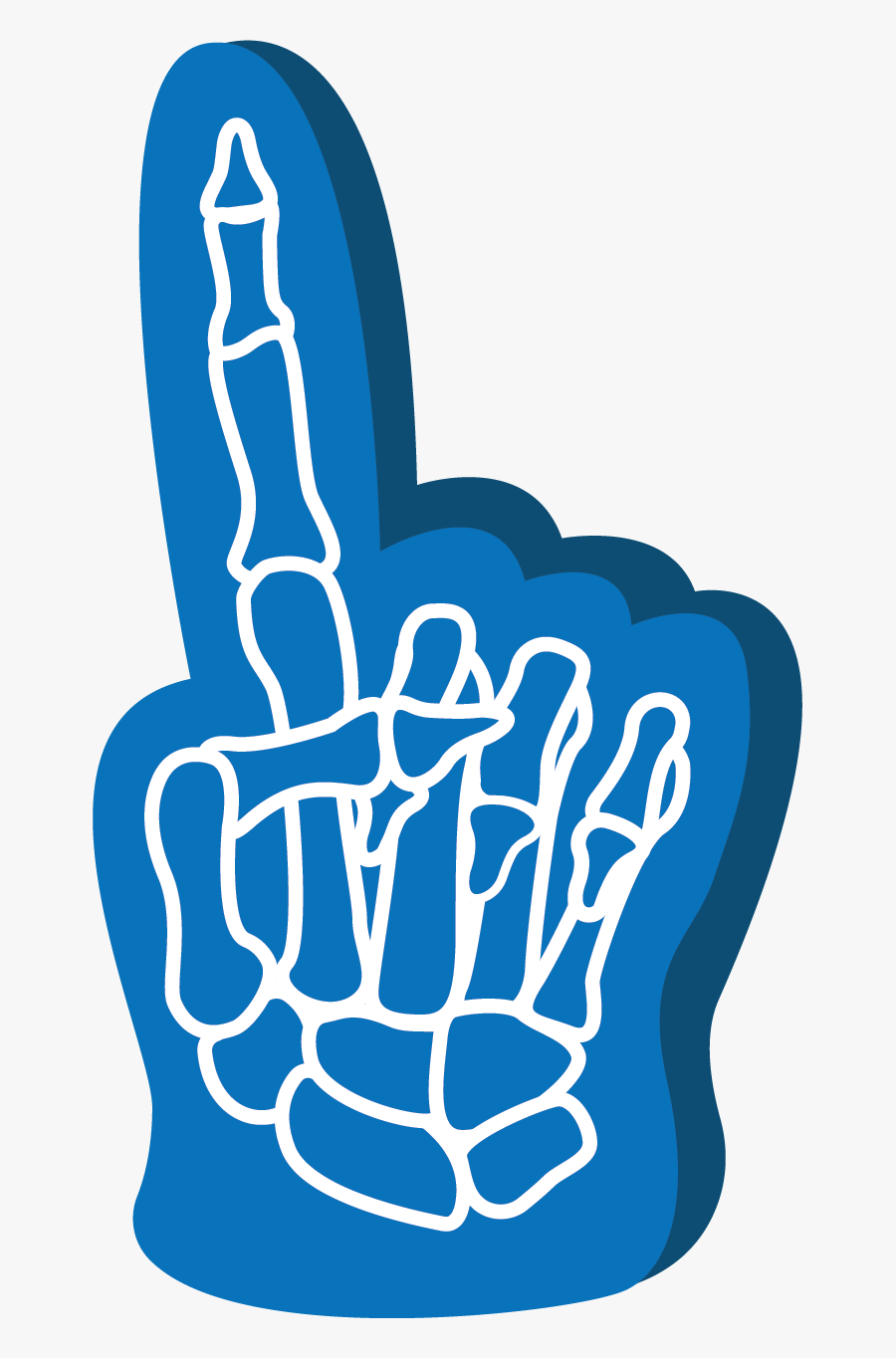 Transparent Foam Finger Clipart, Transparent Clipart
