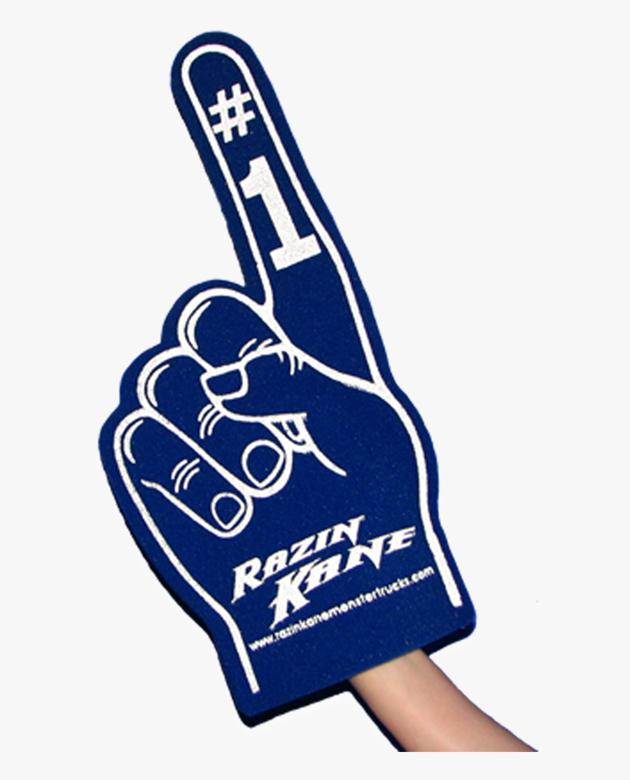 #1 Rk Foam Finger - #1 Foam Finger Png, Transparent Clipart