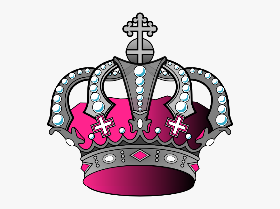 Silver Crown Png, Transparent Clipart