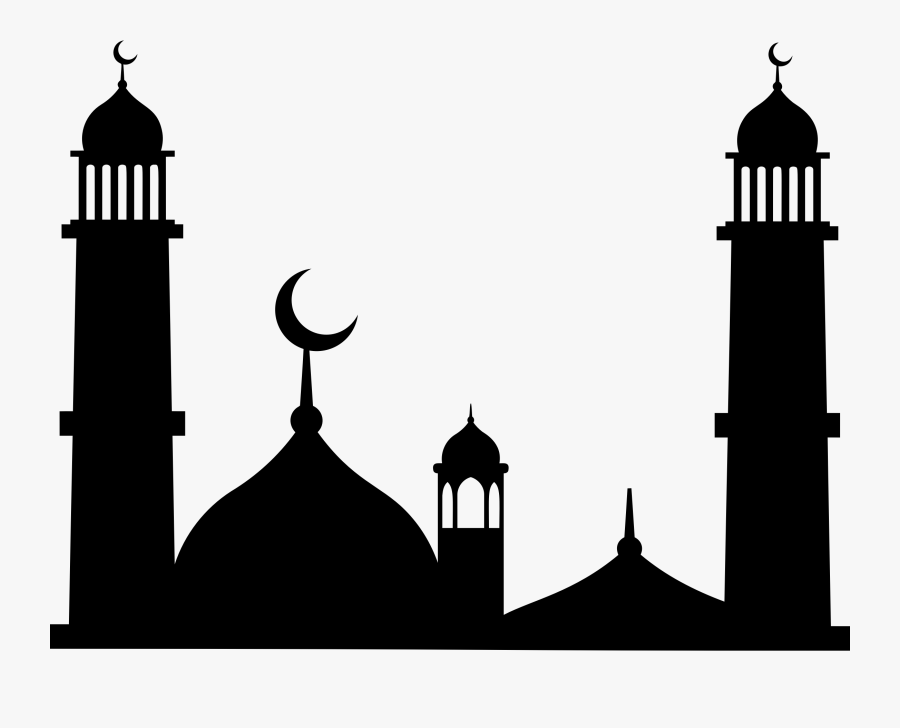Transparent Eid Png - Silhouette Of A Mosque, Transparent Clipart