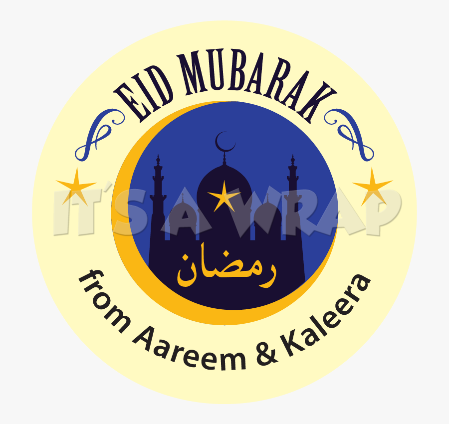 24 Personalised Eid Mubarak Ramadan Kareem Stickers"
 - Adams Central Patriots, Transparent Clipart
