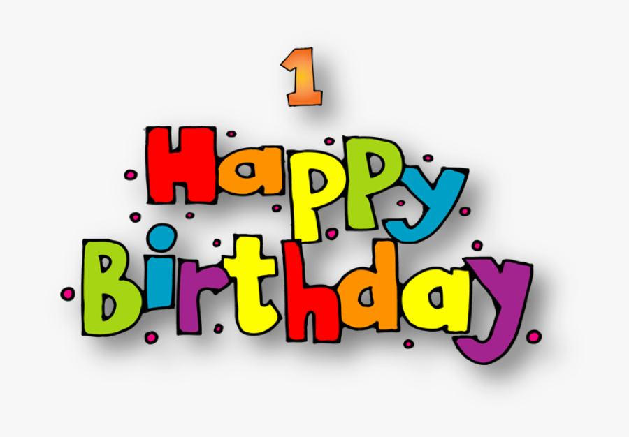 Happy Birthday Cake Images Pics With Quotes For 1st - Ist Happy Birthday Png, Transparent Clipart