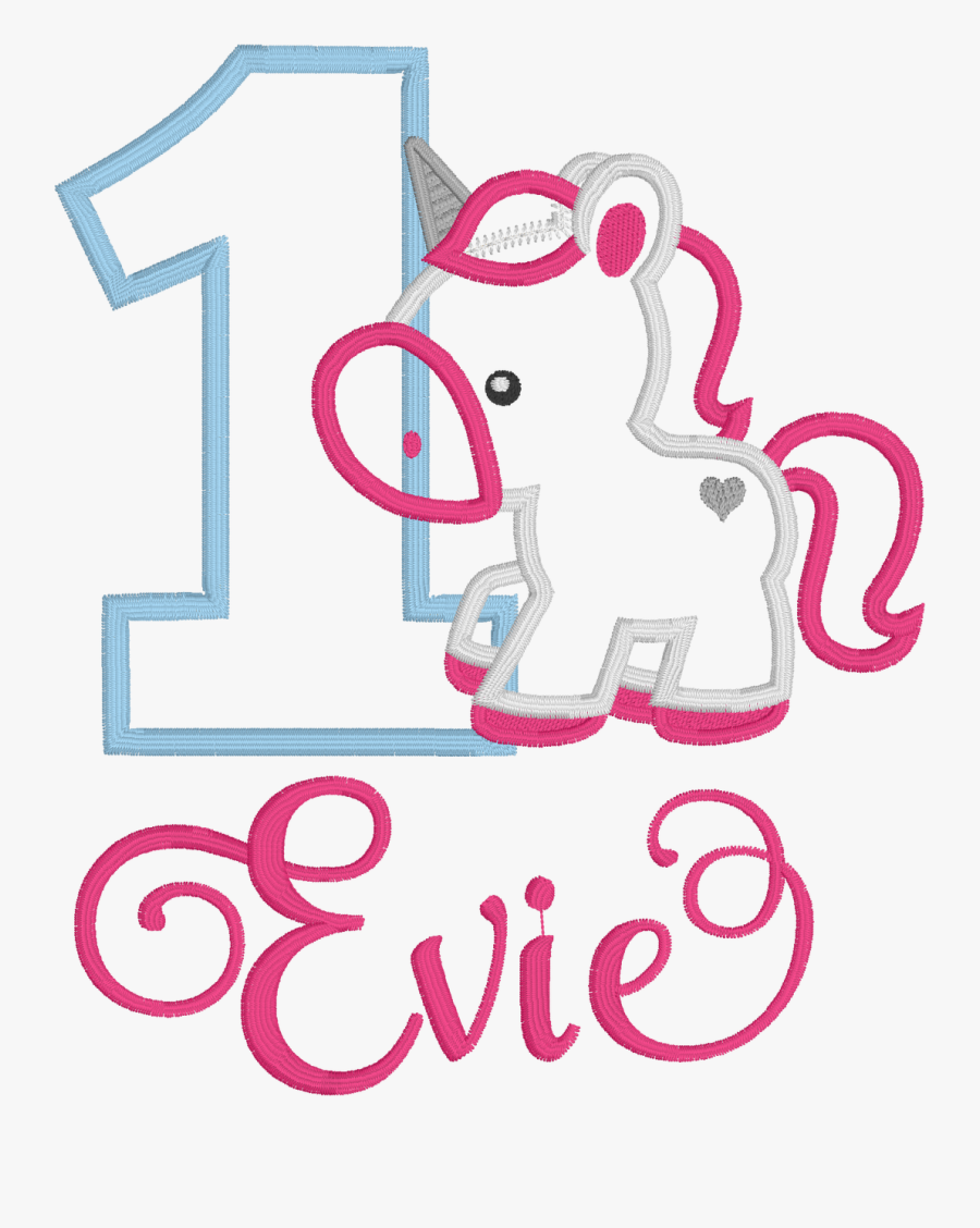 Number One Birthday Clip Art, Transparent Clipart