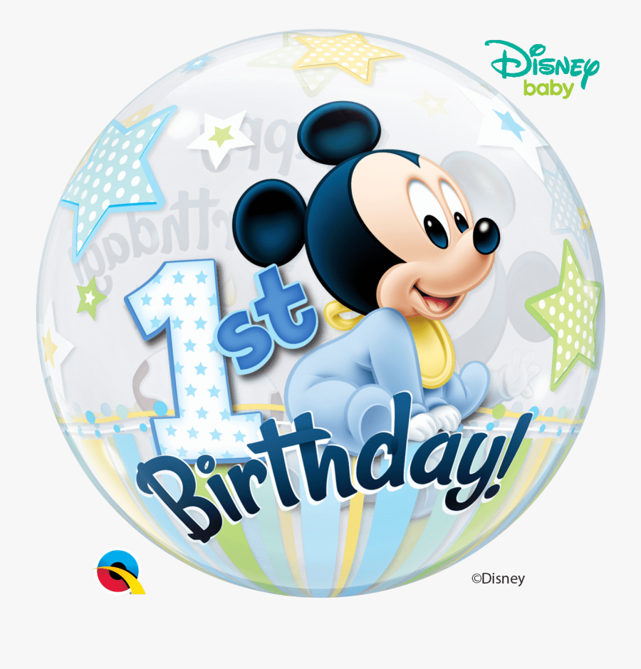 22 - 1st Birthday Balloon, Transparent Clipart