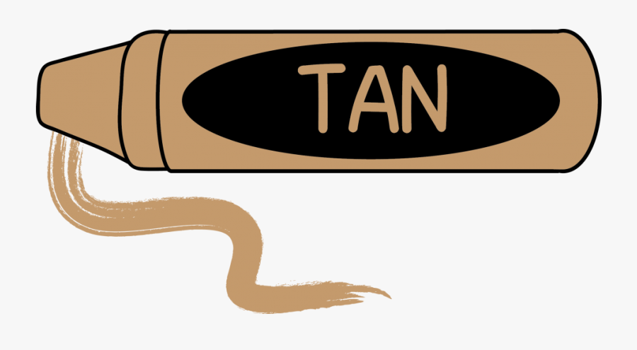 Tan Crayon Clip Art, Transparent Clipart
