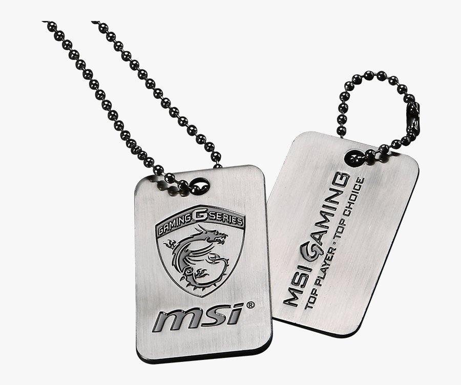 Dog Tag Military Charms & Pendants Msi Army - Msi Dog Tags, Transparent Clipart