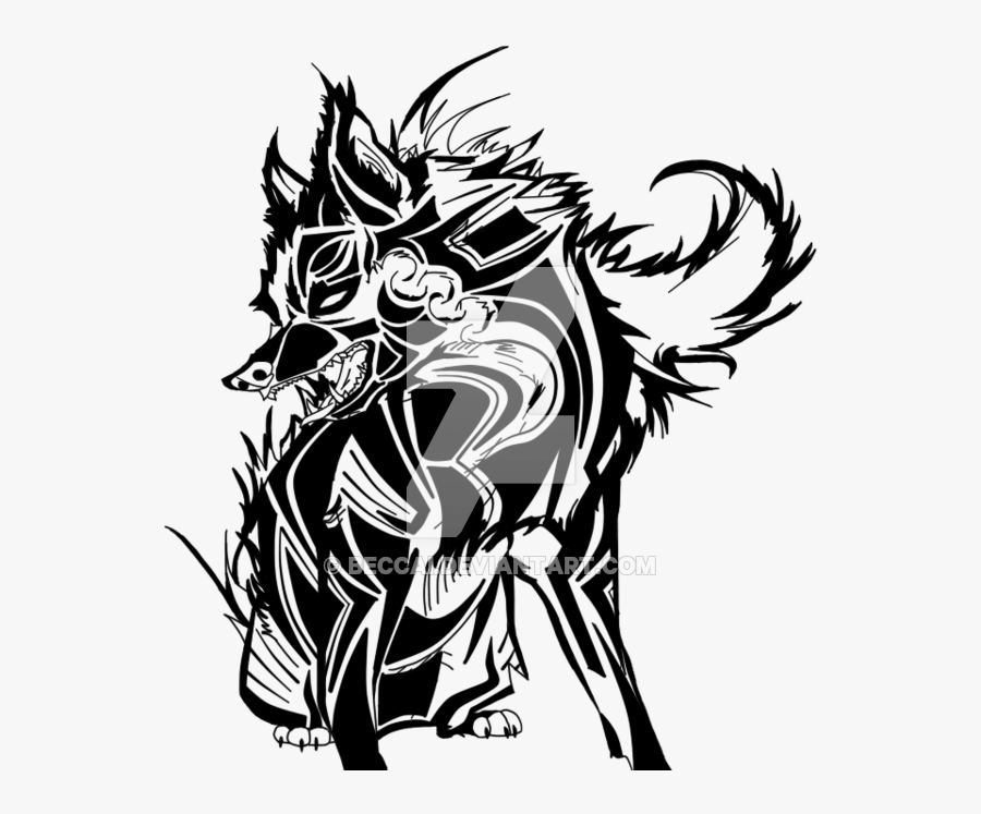 Transparent Demons Clipart - Sketch Art Demon Cool Drawing, Transparent Clipart