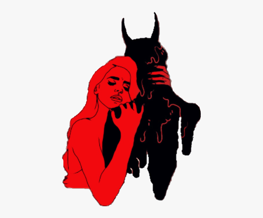 #satan #red #aesthetic - Devil Png, Transparent Clipart