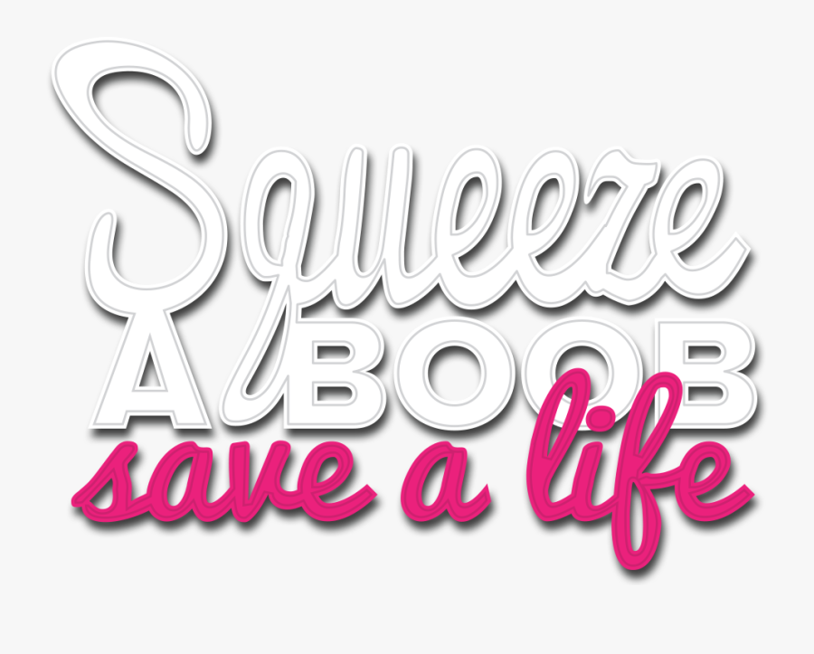 Breast Cancer Squeeze A Boob Transparent, Transparent Clipart