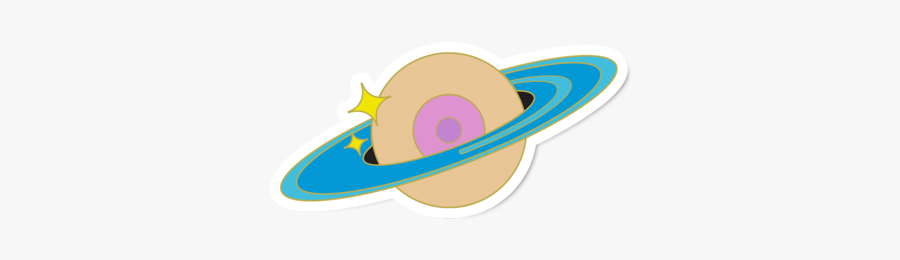 Space Boob Sticker - Illustration, Transparent Clipart