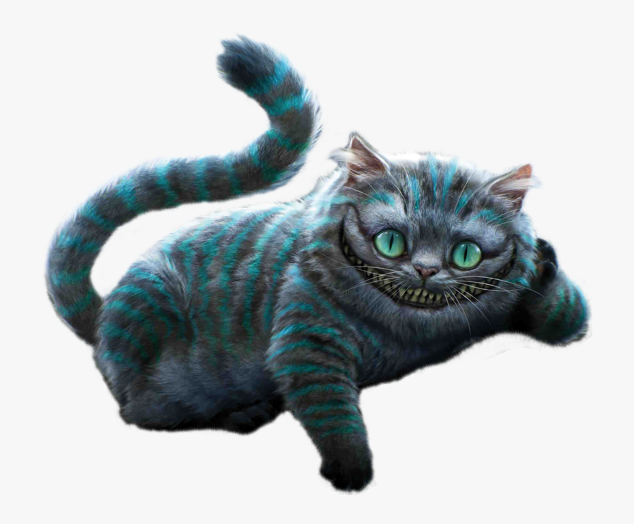Transparent Cat Png - Cat Alice In Wonderland Png, Transparent Clipart