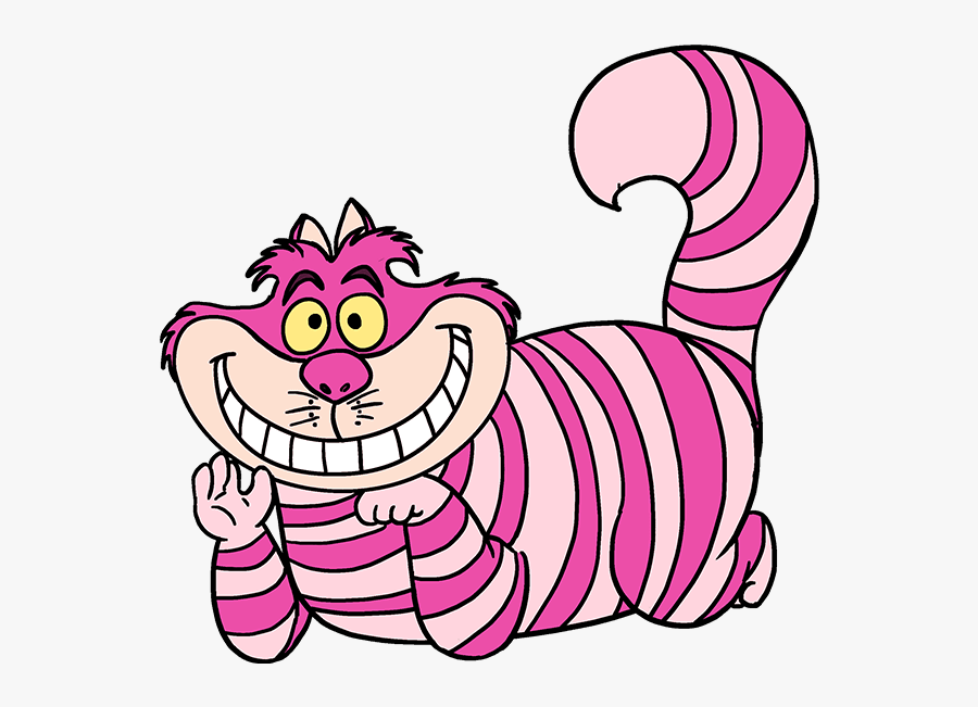 How To Draw The Cheshire Cat - Cheshire Cat Drawing Easy, Transparent Clipart