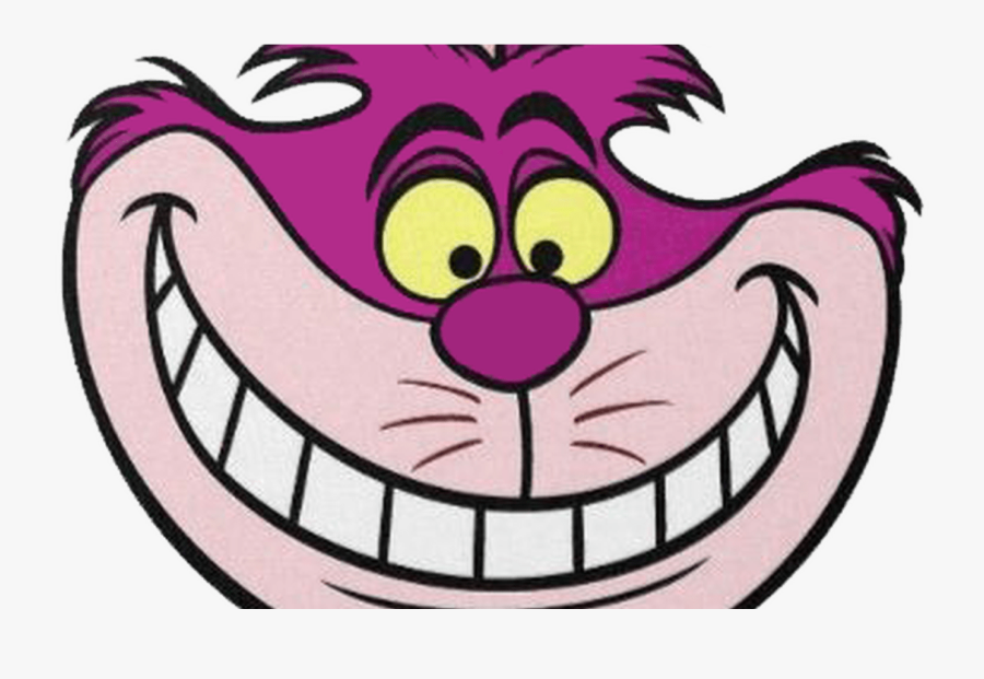 Cheshire Cat Face Clipart - Alice In Wonderland Cheshire Cat Face, Transparent Clipart