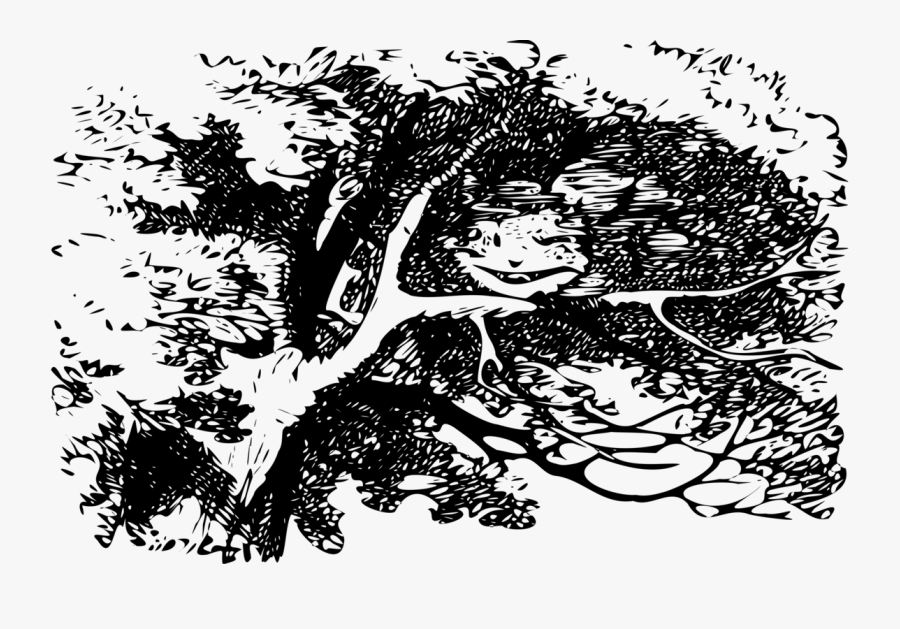 Alice In Wonderland Tenniel Cheshire Cat, Transparent Clipart