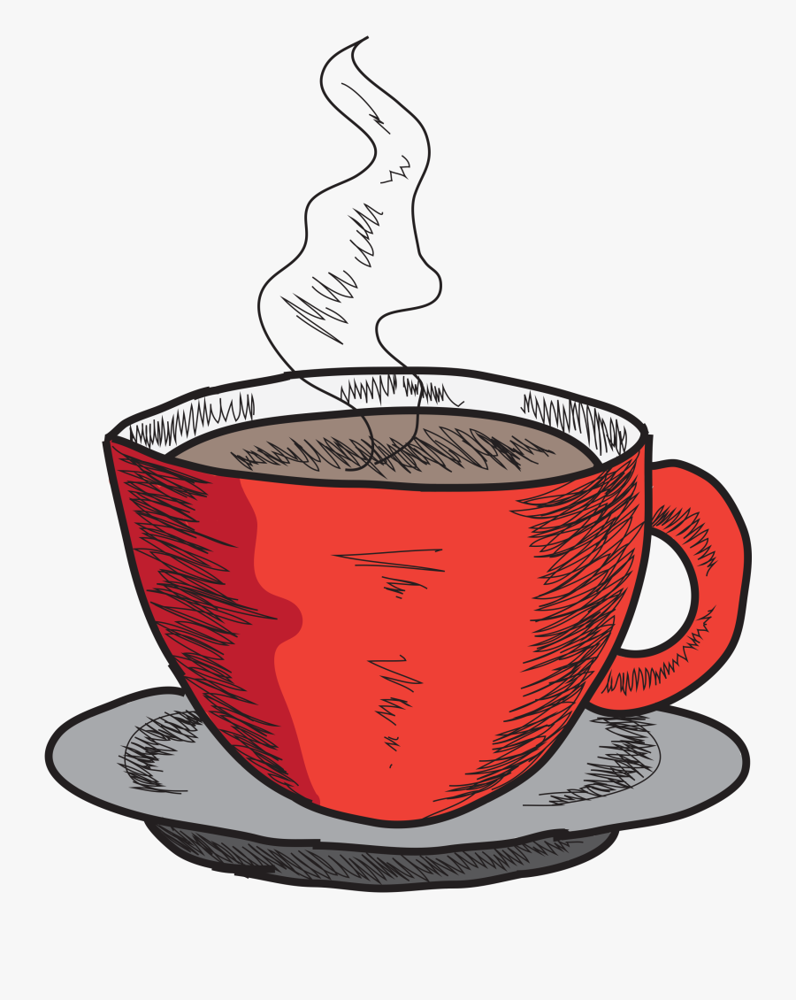 Hot Coffe Cup - Teacup, Transparent Clipart