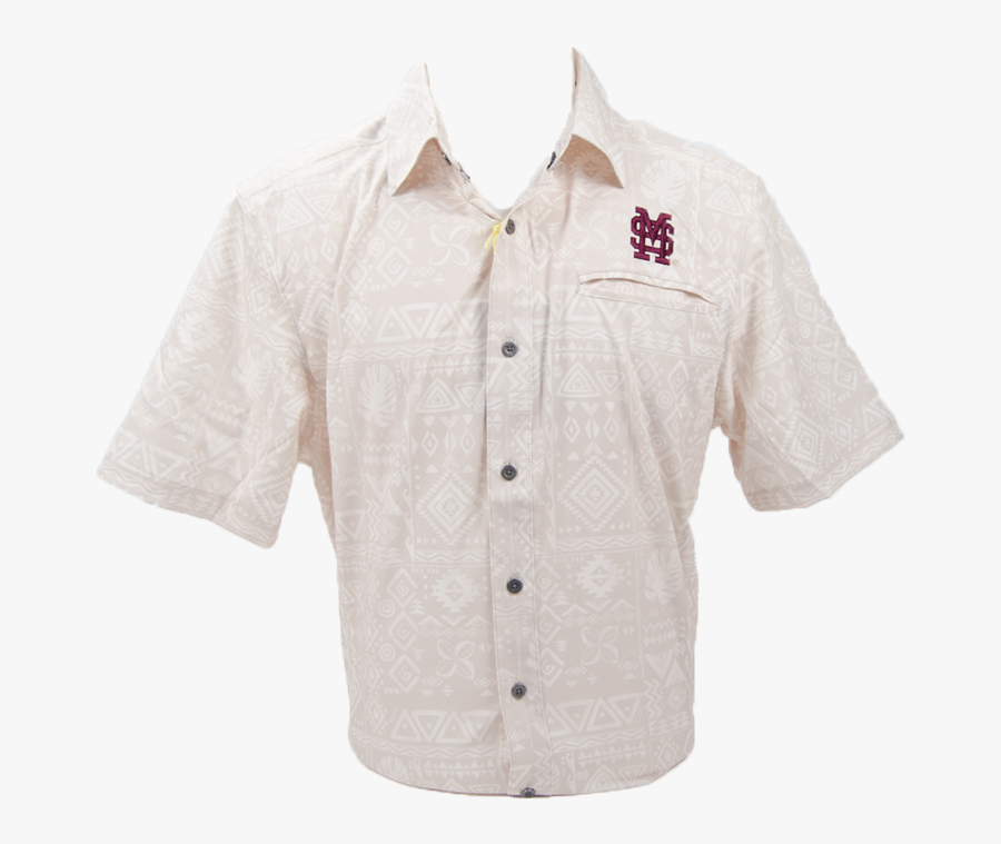 Chiliwear Aztec Interlocking Ms Hawaiian Shirt - Button, Transparent Clipart