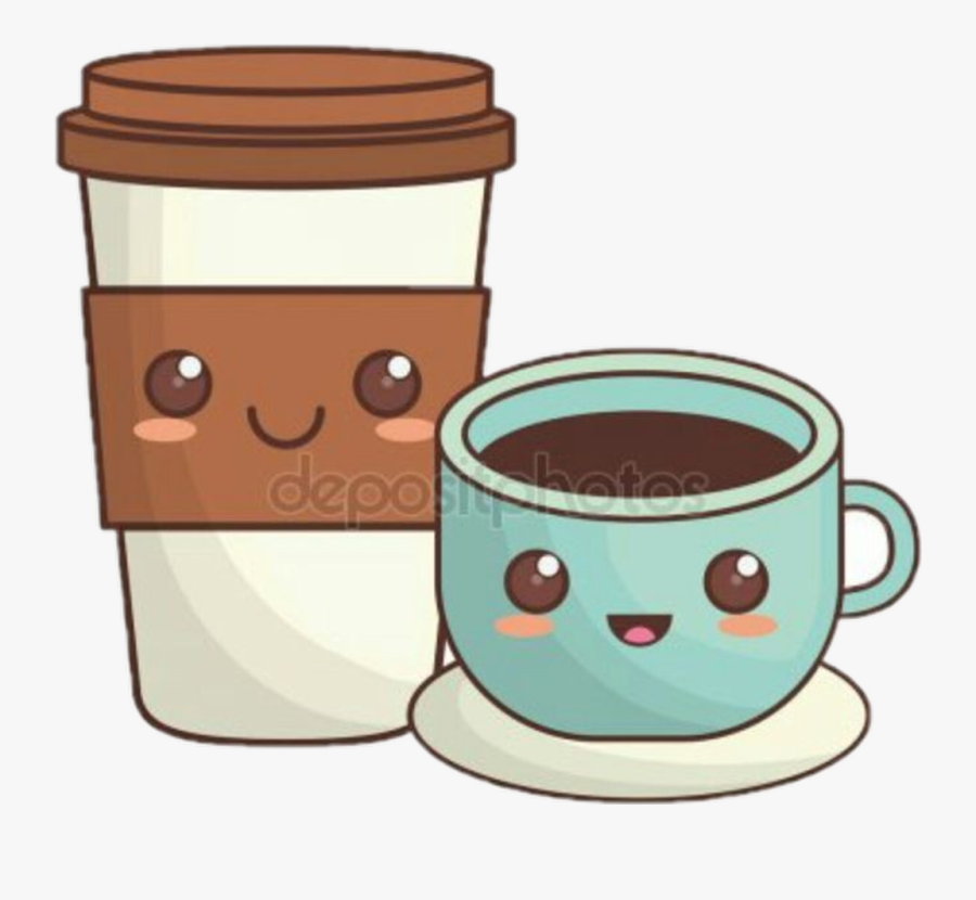 #coffeetime #coffebreak #starbucks #coffe #chocolate - Coffee Kawaii, Transparent Clipart