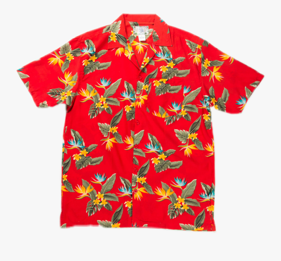 #hawaii #shirt #james #teotfw - Hawaiian Rayon Shirt Red, Transparent Clipart