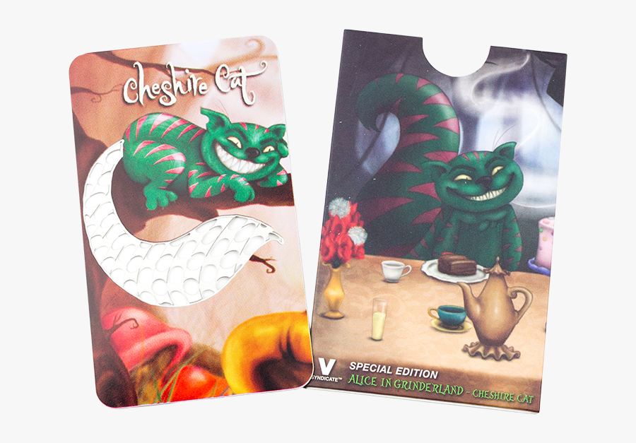 Transparent Cheshire Cat Png - Cheshire Cat Grinder Back, Transparent Clipart