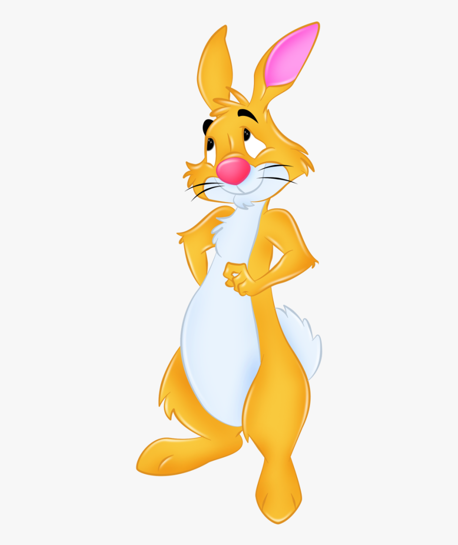 Footprints Clipart Kangaroo - Rabbit Disney Winnie The Pooh Characters, Transparent Clipart
