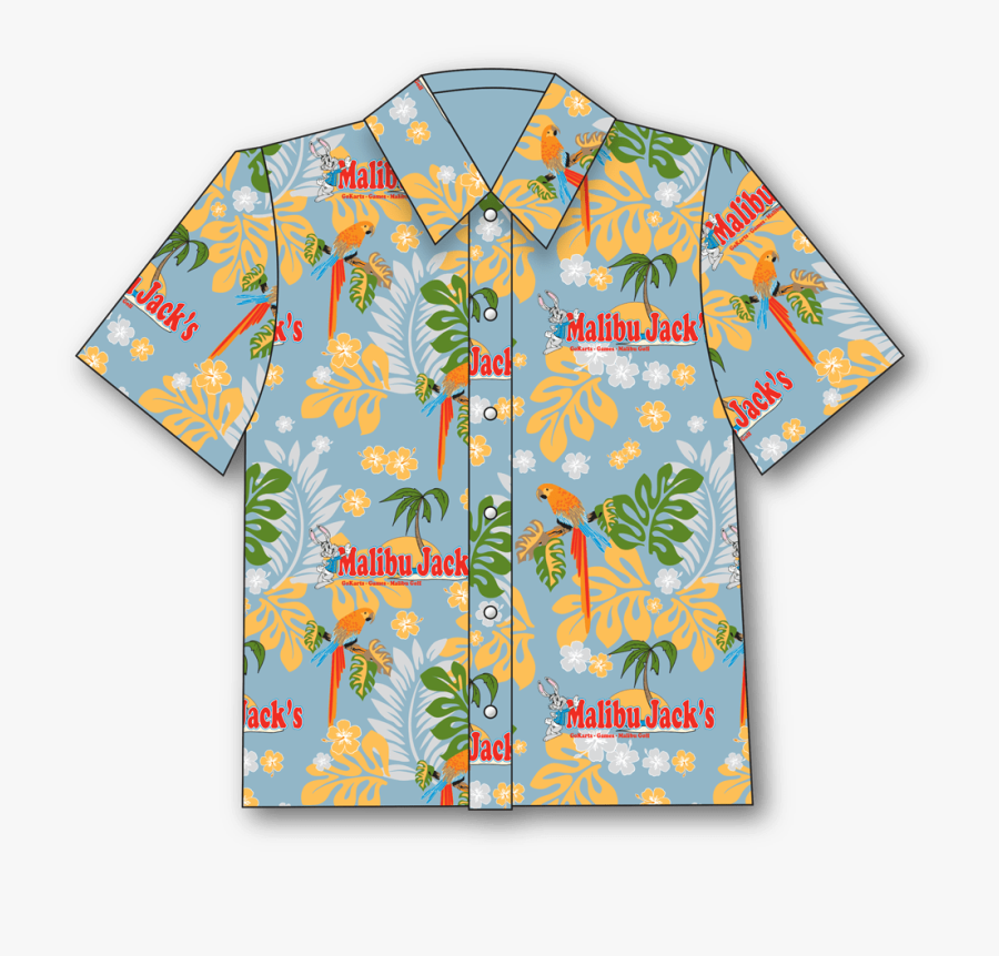 Hawaiian Shirt Logo, Transparent Clipart