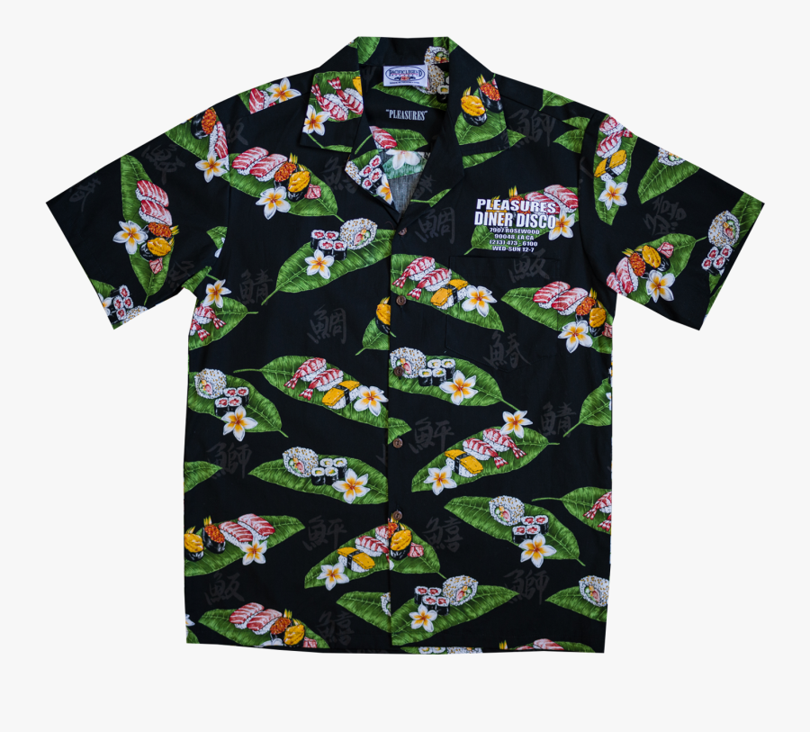 Transparent Hawaiian Shirt Png - Hawaiian Sushi Disco Pleasure, Transparent Clipart