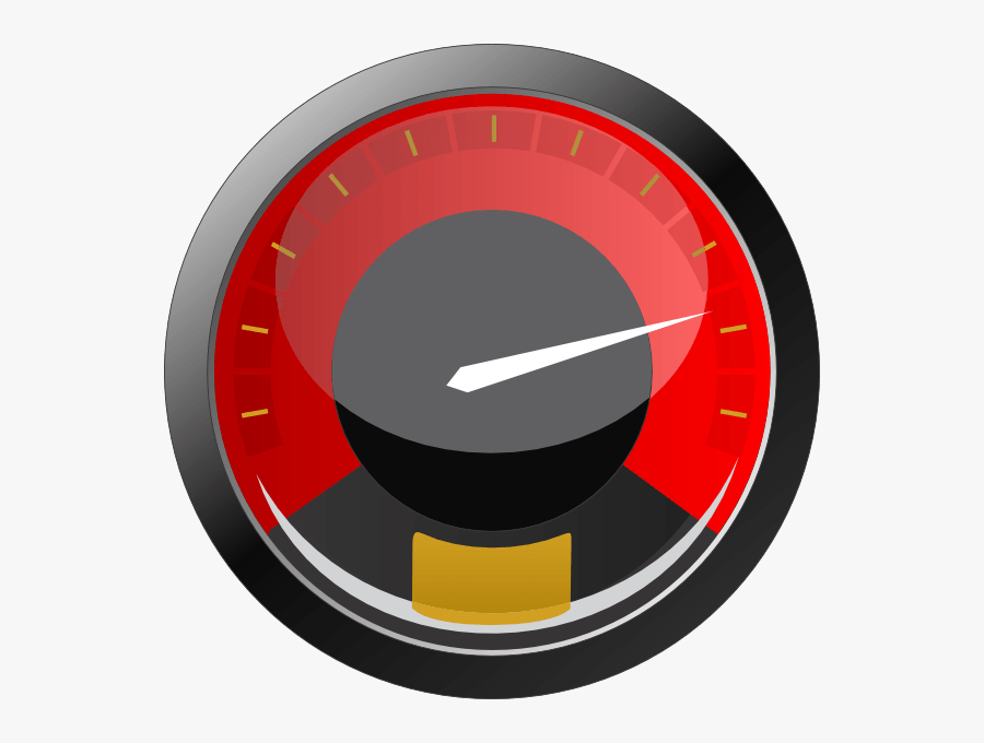 Speedometer 3 Clip Art - Speedometer Icon, Transparent Clipart