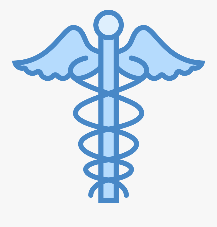 Transparent Caduceus Medical Symbol Clipart - Medical Degree Transparent, Transparent Clipart