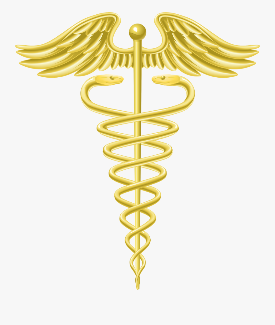 Staff Of Hermes Caduceus As A Symbol Of Medicine Caduceus - Medical Doctor Symbol, Transparent Clipart
