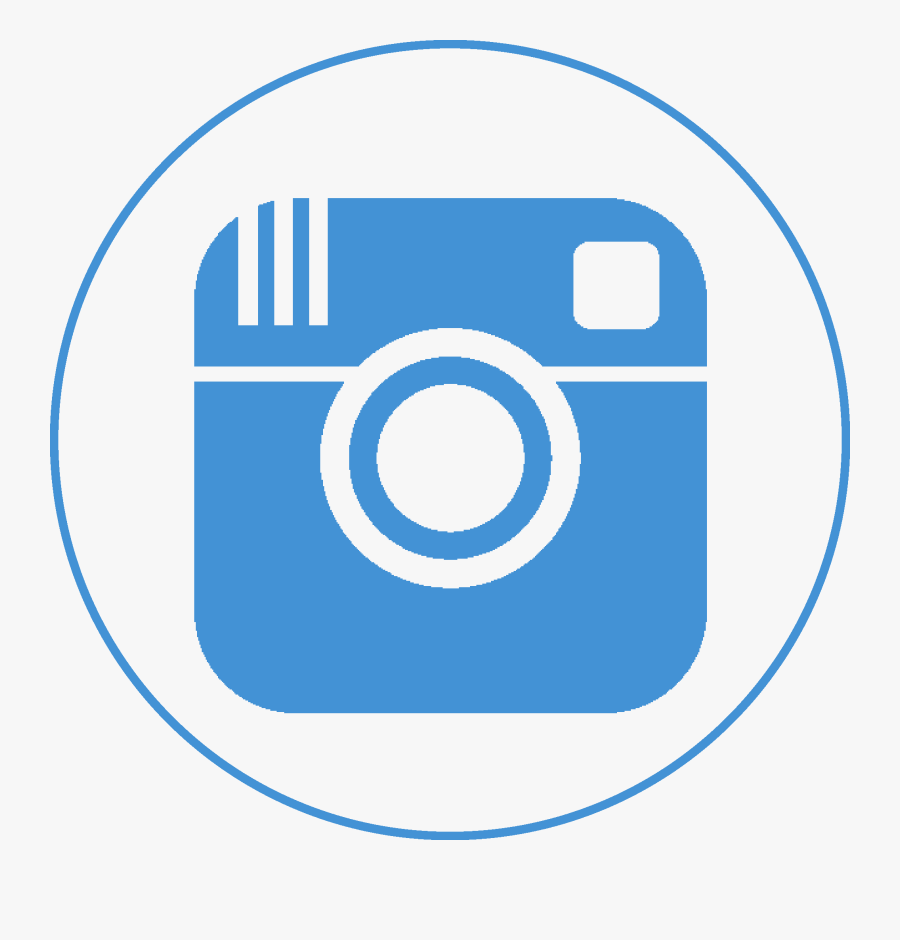 Instagram Icon Transparent Blue, Transparent Clipart